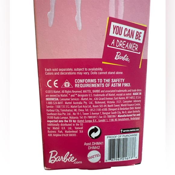 Mattel Barbie Ballerina You Can Be A Dreamer Doll Pink Tiara And Ballet Outfit - Picture 6 of 8